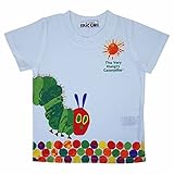 はらぺこあおむし 半袖Tシャツ太陽柄 THE WORLD OF ERIC CARLE 夏物 fpo-th3153-9058 110cm ホワイト