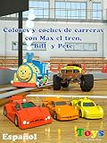 Colores y coches de carreras con Max el tren, Bill el camión monstruo y Pete el camión - juguetes