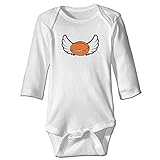面白い 赤ちゃん 翼を持つサッカー ベビー服 カジュアル White Size 24 Months