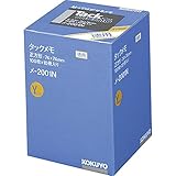 コクヨ 付箋 タックメモ 100枚×10冊 黄色 メ-2001N