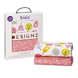 Snuz Crib Fitted Sheets - Little Tweets Bird Print (Fits SnuzPod and Chicco Next2Me) by The Little G