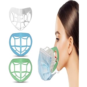 涼しいサポート 口紅の保護 マス’クブラケットインナーサポートフレーム顔面サポートフードプラスチックラックる呼吸スペースを増やす (混合色)