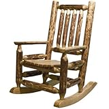 Montana Woodworks Glacier Country Collection Children's Log Rocker [並行輸入品]
