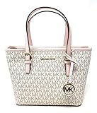 Michael Kors XS Carry All Jet Set Travel Womens Tote Powder Blush PVC �