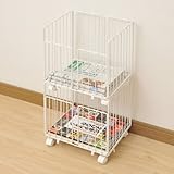 山善(YAMAZEN) 新聞ストッカー2段 ホワイト RSR-2C(WH)