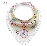 ｙｕｚｕｙｕ　１４種類　ポンポン　スタイ　２段階調節　コットン100％　バンダナ風　おしゃれ　 (スタンダード, ８．ドリームキャッチャー)