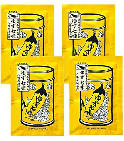 Amazon | 八幡屋礒五郎 ゆず七味 1缶・2袋セット | 根元 八幡屋礒五郎