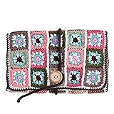 NASKA あみものキット モザイクモチーフカバーのかぎ針ケース HT-21 COL.2 ピンク系