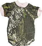 Bonnie & ChildrensスポーツウェアEasy On S / S Mossy Oak w /ピンクトリム6 – 12ヶ月
