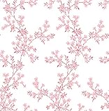 Brewster ClaireピンクフローラルTrail壁紙 Pink ピンク 2704-22263 2
