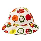笑顔でおでかけベビー帽子・ハット（日本製）　おしゃれリンゴのひみつ（アイボリー）　B20005