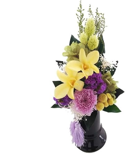Amazon｜PURIZA プリザーブドフラワー 仏花 仏壇用 お供え花 お悔み
