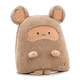 GAIN-DIRECT 車載 車内 車 用 クッション 兼 ブランケット ぬいぐるみ タイプ たためる ひざ掛け かわいい カーグッズ 冷房 冷え性 子供 保温 カワイイ キッズ 抱き枕 あにまる ど