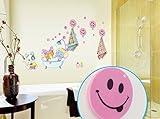 Cutelyn Home Decor Removable Peel and Stick Wall Decals with 4 Hooks Perfect Home Decorations for Ba