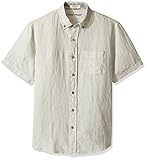Tailor Vintage Men's Short Sleeve 100 Shirt Cloud Linen X-Large [並行輸入品]
