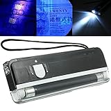 2 In 1 Portable Uv Light Handheld Money Detector Flashlight