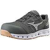 [ミズノ] ワークシューズ 安全靴 通気性 オールマイティ VH11L メンズ カーキ×シルバー 25.5 cm 3E