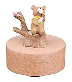 天空の城からあなたを運ぶパーソナライズ可能なクマのミュージカルボックスメロディ