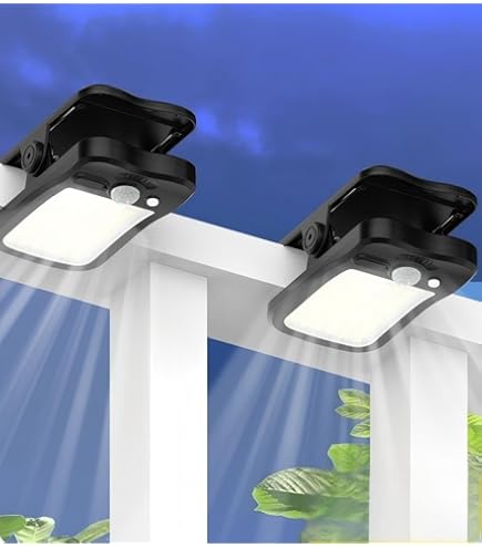 Amazon.co.jp : [桜の雪]ソーラーセンサーライト クリッパ はさみ式