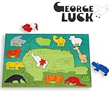 GEORGE LUCK（イギリス） 木製パズル ジャングルジャンブル【GL87】