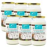シェフズチョイス オーガニック ココナッツオイル 915ml 精製 無臭 無香 Organic Purified Coconut Oil (915ml x 6個)