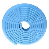 Decdeal 5M L型 赤ちゃん安全対策 バンパーストリップ エッジ保護 家具/テーブル バークッション 3Mテープ付き