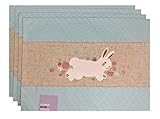 Celebrate Easter Together Bunny Rabbit Placemats - Set of 4