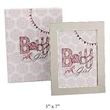 Laura Darrington Typography Coll S/P Frame Baby Girl 5x7 by Widdop Bingham