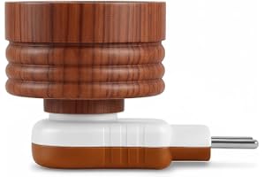 AL- FALAH Sheesham Wooden Kapoor Dani Multipurpose Direct Plug in Mini Magic Wooden Electric Incense Burner Kapoor Dani Camph