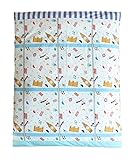 ベビー掛カバー《ロンドン》(105×130cm)【日本製】 (ブルー)