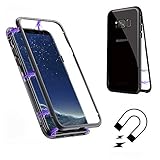 Samsung S7 Edgeケース、Samsung Galaxy S7 Edgeケース、SevenPanda磁気吸収ボックスメタルフレーム磁性カバー付強化ガラス全身スリムフィット超薄型軽量ケース強力