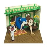 さんけい スタジオジブリmini 猫の恩返し 事務所に入るハル ノンスケール ペーパークラフト MP07-64