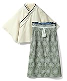 Sweet Mommy 【男の子用】 ベビー袴 和装 カバーオール ベビー服 ロンパース ワンピース 日本製ちりめん×オーガニックコットン 着物風 ベビードレス 足元2WAY 英国ブランドデザインのダ