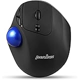 ペリックス PERIPRO-801 Bluetooth 5.1 トラックボールマウス ワイヤレス 2段階DPI設定対応 34mmトラックボール【正規保証品】 (Bluetooth)
