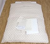 Wガーゼ オーガニックコットン ベビー洗える布団10点セット （ナチュラルポルカ） 70×120cm ベビーベッド対応 ベビーふとん