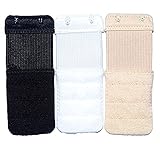 Gespout ブラジャー延長ホック 2段3色 スッキリホック カラフル リラックスフック 調整ホック ブラエクステンダー 人気 3枚組