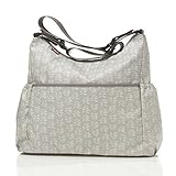 Babymel Big Slouchy Petals Changing Bag (Grey by Babymel