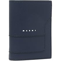 【MARNI】二つ折り財布 ネイビー・ブルー MARNI マルニ 二つ折り財布 PFMI0066U1 PFMOQ14Q08 P6533 メンズ