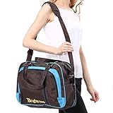 Brights two Multiple-compartment Diaper Bag Mommy Tote Bag (Blue) [並行輸入品]