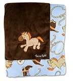 Trend Lab Framed Receiving Blanket, Cowboy Baby by Trend Lab [並行輸入品]