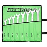 OEMTOOLS 22120 8 Piece Combination Wrench Set 21 mm - 32 mm by OEMTOOLS