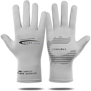 メンズグローブ 夏用 冷感 メンズ手袋 サイクルグローブ UV カット 日焼け防止 運転用 自転車グローブ 涼しい タッチパネル対応 滑り止め加工 通気性 フリーサイズ