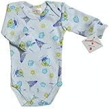 【未熟児】【低出生体重児】【早産児】【NICU】用　ベビー服：　長袖ロンパース　セイラーボート