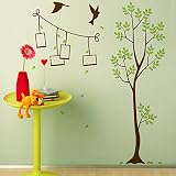 Family Tree Photo Frames Wall Stickers DIY Blank Album Removable Wall Decals Home Decor PVC Art Mura