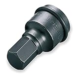 トネ(TONE) インパクト用ヘキサゴンソケット 6AH-27 差込角19.0mm 二面幅27mm