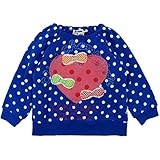 【H27年秋冬物】 CHILD CHAMP(チャイルド チャンプ) 裏起毛ドット柄ハートトレーナー 80cm/NB NO.C-86154152