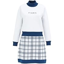 Amazon.co.jp: フィドラ（FIDRA） ゴルフウェア 長袖 ニットワンピース
