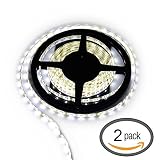 Ryham Flexible Led Strip Lights 2 Pack 5M 300 SMD 2835 LEDs Cool White Waterproof Light Strips for G