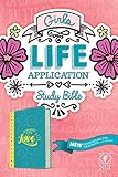 Girls Life Application Study Bible: New Living Translation, Yellow/Teal Love Leatherlike
