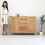 サイドボード キャビネット リビング収納 国産家具 大川 収納 北欧 木製 リビングボード 116cm 脚付き